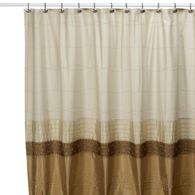 KAS Romana Bathroom Window Valance in Taupe - Bed Bath & Beyond