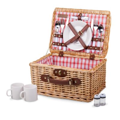 Picnic Time® Catalina Plaid Picnic Basket - Bed Bath & Beyond