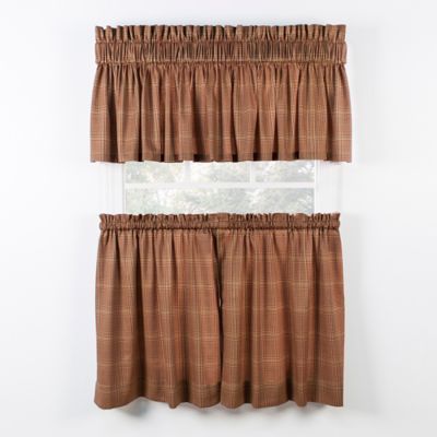 Buy Abby Wedgwood Kitchen Window Curtain Tier Pair  36Inch from Bed Bath  Beyond