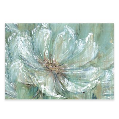 Teal Splash Canvas Wall Art - Bed Bath & Beyond