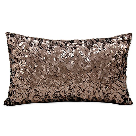 Michael Amini Circle Sequin Rectangular Throw Pillow - Bed Bath & Beyond