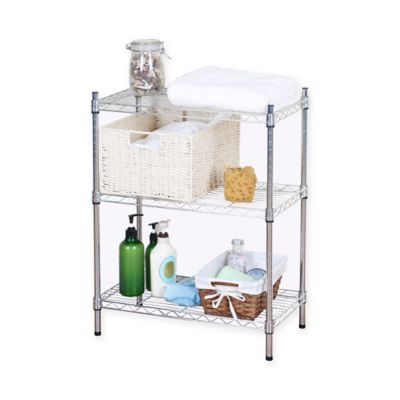 3-Tier Wire Shelving Unit - Bed Bath & Beyond