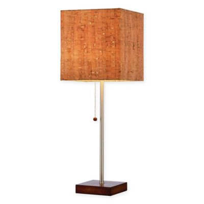 Buy Pull Chain Table Lamps from Bed Bath & Beyond - Adesso Sedona Table Lamp in Walnut