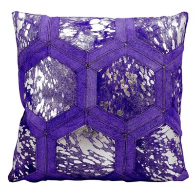 Buy Silver/Purple Throw Pillows from Bed Bath & Beyond