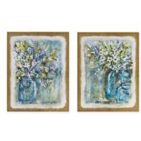 Buy Blue Flower Wall Art from Bed Bath & Beyond