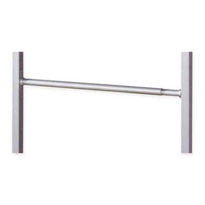 Spacepro Flex Extendable Closet Rod in White/Silver