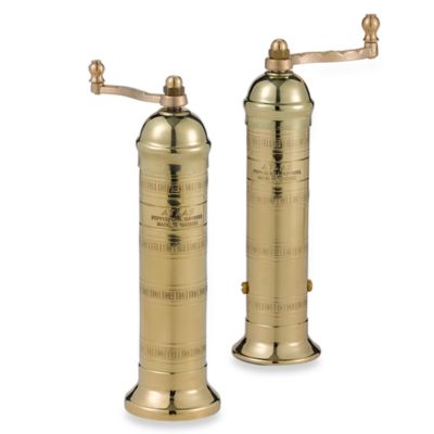 Atlas Greek Brass Pepper Mill and Salt Mill - Bed Bath & Beyond