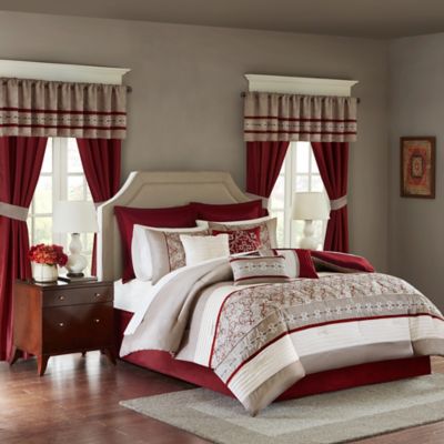 madison park essentials jelena 24 piece complete comforter set natura