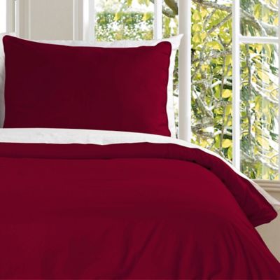 King Andromeda Duvet Cover King Size Ripple And Plain Stripe Red