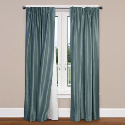 SmartBlock™ Rod Pocket Insulating Blackout Curtain Liner in White  Bed Bath  Beyond