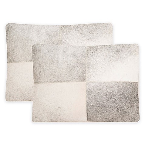 Safavieh Levar Throw Pillow in Grey (Set of 2) - Bed Bath & Beyond