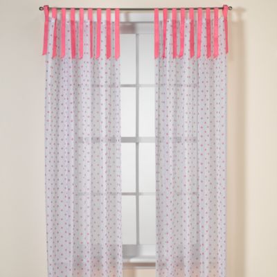 Pink Lots of Dots Window Panels - Bed Bath & Beyond