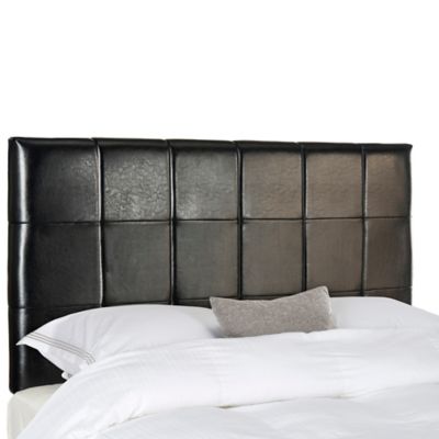 Buy Black Leather Headboard from Bed Bath & Beyond