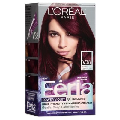 L'Oreal® Paris Multi-Faceted Feria Haircolor in V38 Violet Nior - Bed ...