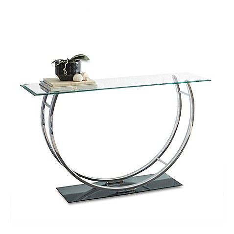 Natalie Sofa Table in Chrome