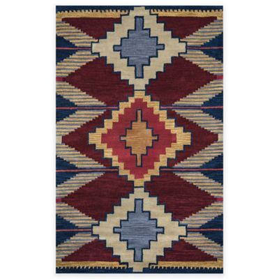 Rizzy Home Southwest Center Diamond Rug - Bed Bath & Beyond