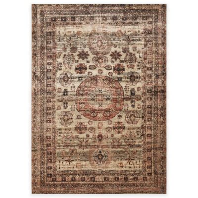 Loloi Rugs Anastasia Faded Medallion 3-Foot 7-Inch x 5-Foot 7