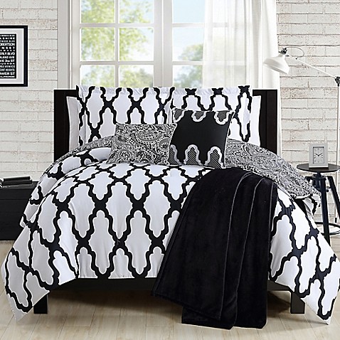 Alain forter Set in Black White Bed Bath & Beyond
