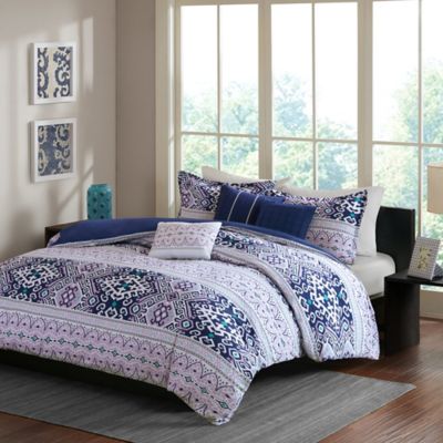 Regency Heights Madora Duvet Cover Set in Blue - Bed Bath & Beyond