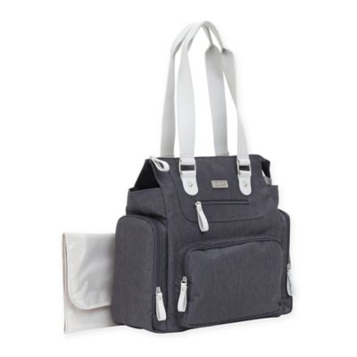 carters grey diaper bag