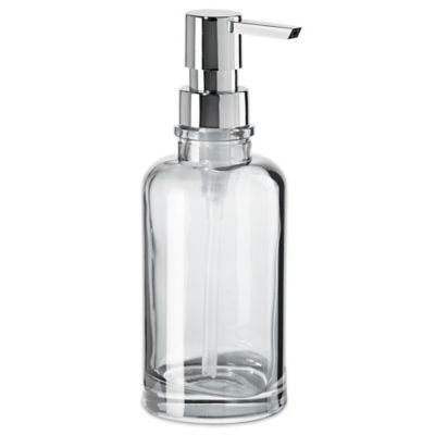 OGGI® Round Glass 12 oz. Soap Dispenser in Clear