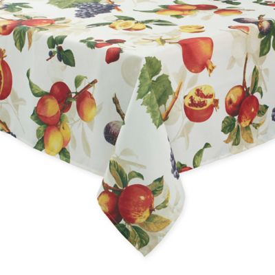 Buy 70 Square Tablecloth from Bed Bath & Beyond - Basics Fruitique 70-Inch Square Tablecloth