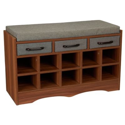 bed bath and beyond shoe storage bench