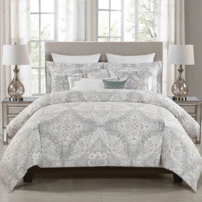 Claribel Comforter Set in Grey - Bed Bath & Beyond