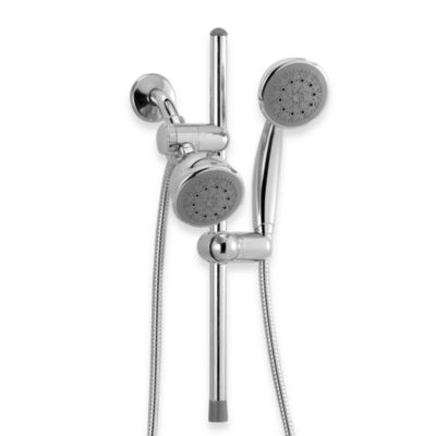 RainSpaÃ‚Â® Multi-ShowerÃ¢Â„Â¢ 3-Way Shower Head with Slide Bar - Bed Bath ... - RainSpaÃ‚Â® Multi-ShowerÃ¢Â„Â¢ 3-Way Shower Head with Slide Bar