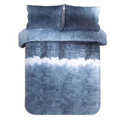 Kensie Janie Full/Queen Duvet Cover Set in Denim