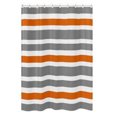Curtains Ideas brown white striped curtains : Buy Grey and White Striped Curtains from Bed Bath & Beyond
