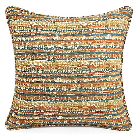 Edom Square Throw Pillow in Burnt Orange - Bed Bath & Beyond