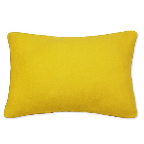 Buy PUR Cashmere Oblong Throw Pillow in Yellow from Bed Bath & Beyond