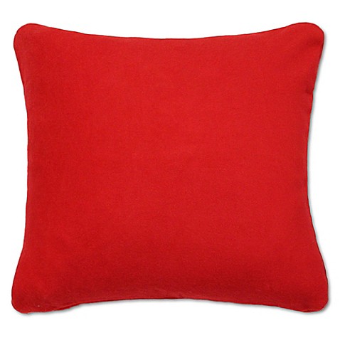 Buy PUR 24-Inch x 24-Inch Cashmere Square Throw Pillow in Cherry from Bed Bath & Beyond