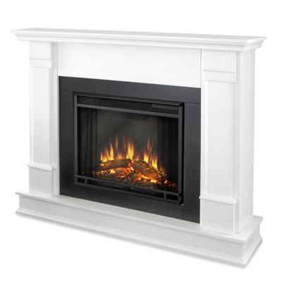 Buy "Fireplace Mantels" products like Real Flame® Adelaide Electric Fireplace in White