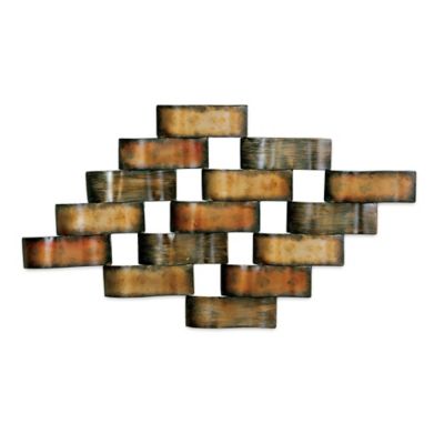 Contemporary Waves Metal Wall Art - Bed Bath & Beyond