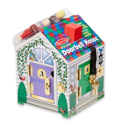 wooden doorbell house melissa and doug