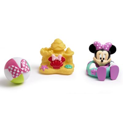 minnie mouse bath toy set