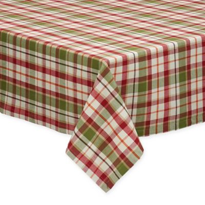 tablecloth plaid pumpkin patch fall thanksgiving tablecloths take through way bedbathandbeyond