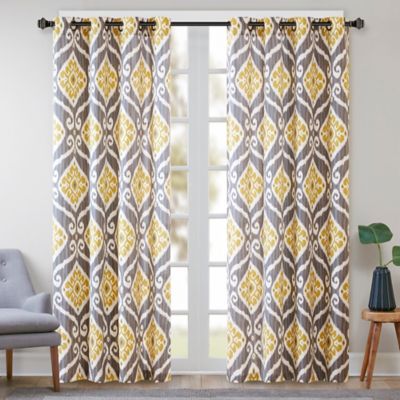 madison park curtain curtains window overstock panel mika ikat yellow printed living gray nadie grey drapes single panels sold