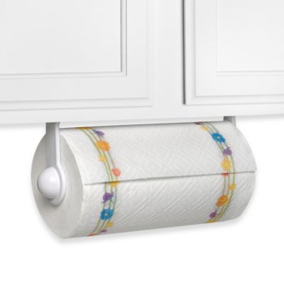 White Paper Towel Holder With Mount - Bed Bath & Beyond