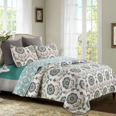 Buy Teal Queen Quilts from Bed Bath & Beyond