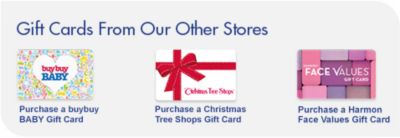 Purchase other gift cards from our sister stores