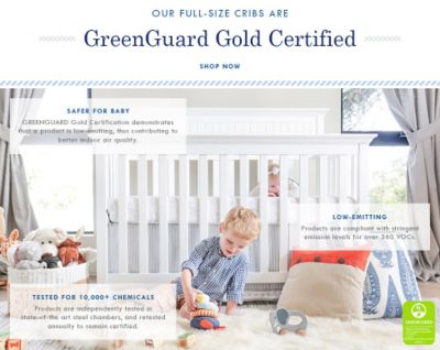 greenguard certified cribs
