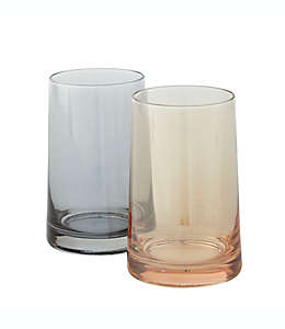 Vasos old fashioned dobles de vidrio Studio 3B™ Ombre, 4 piezas
