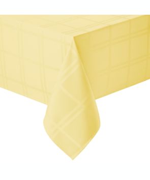 Mantel rectangular de poliéster Simply Essential™ Solid Windowpane de 1.52 x 2.13 m color amarillo