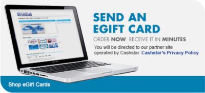 Send an eGift card. Order now, receive in minutes
