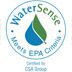 Watersense logo. This product meets EPA criteria.