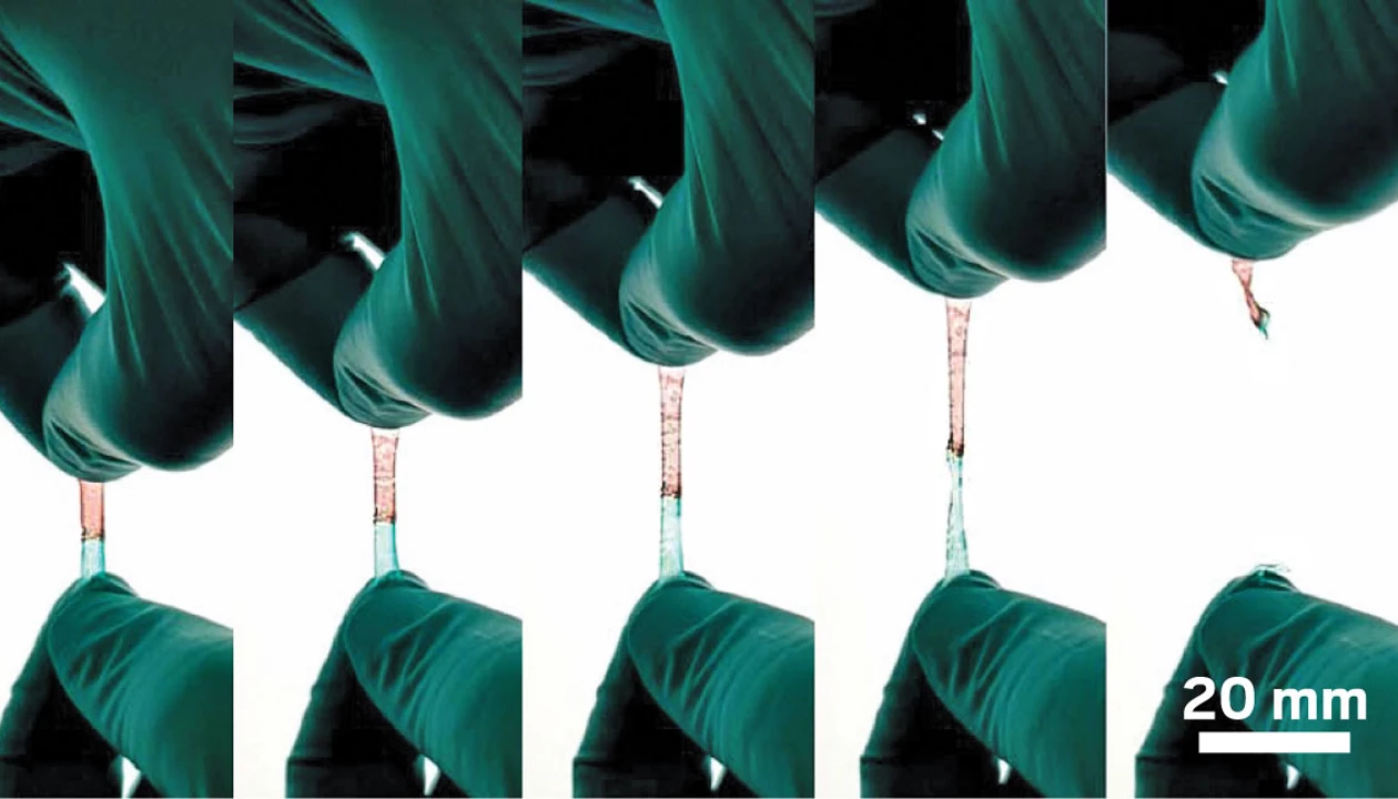 Strong Self Healing Soft Robots