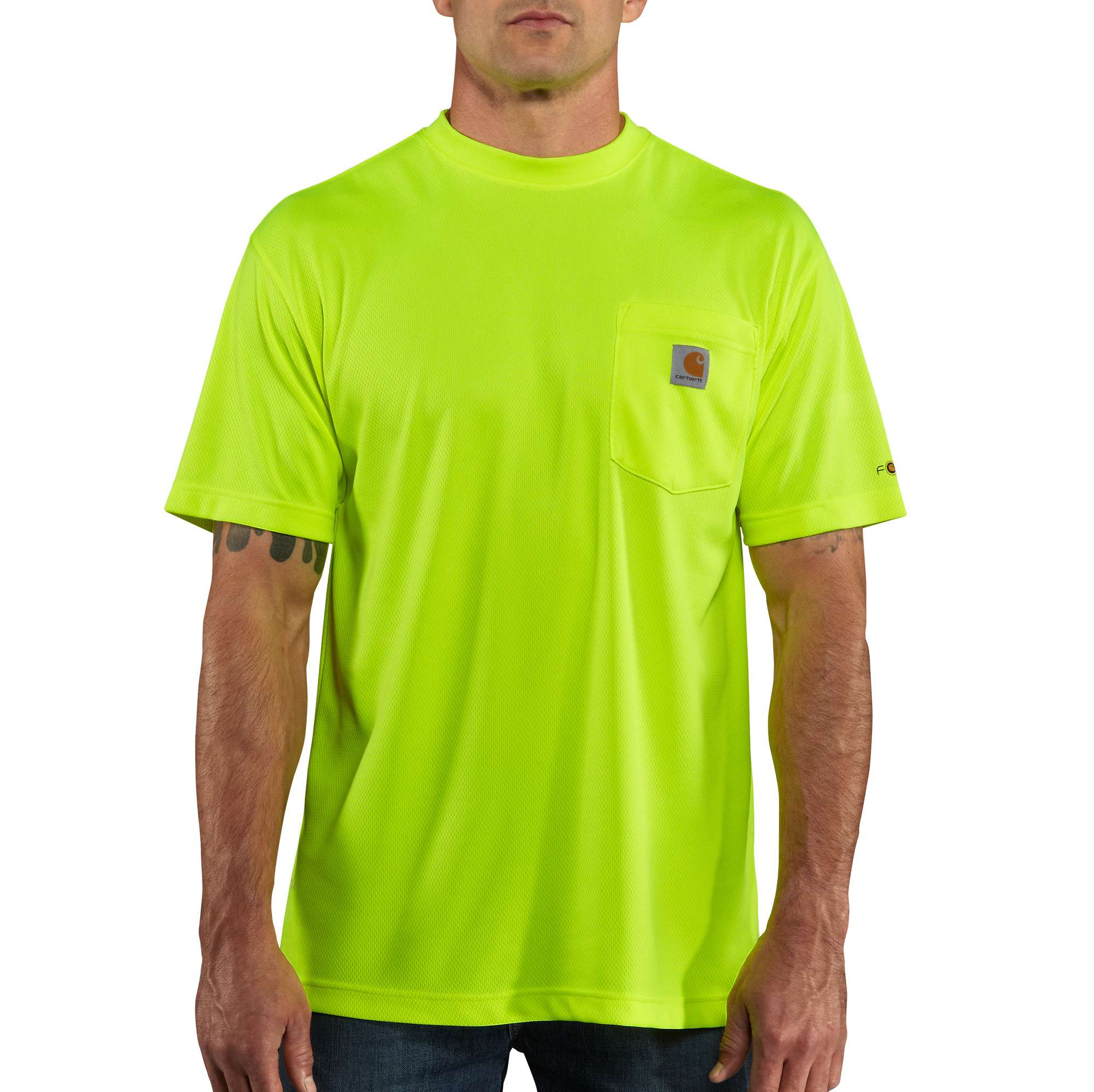 Carhartt 100493-323-L-REG Men's Force Color Enhanced Short